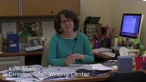 The UNC Chapel Hill Writing Center