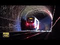 Semmeringbahn tunnels galleries bridges  scenery mountain railway 4k