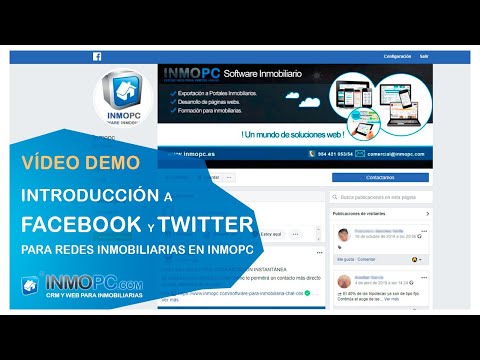 INTRODUCCIÓN A FACEBOOK Y TWITTER para redes inmobiliarias en INMOPC