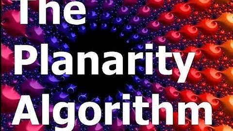 The Planarity Algorithm: Decision Maths