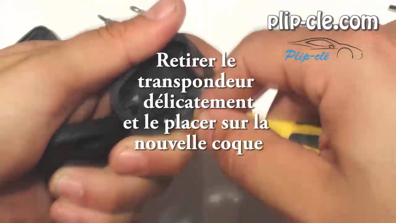 TUTORIEL: Changer une coque télécommande clé plip peugeot 206