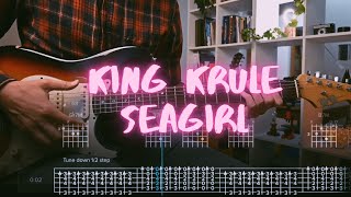 Seagirl King Krule Сover by @Egor5287 / Guitar Tab / Lesson / Tutorial