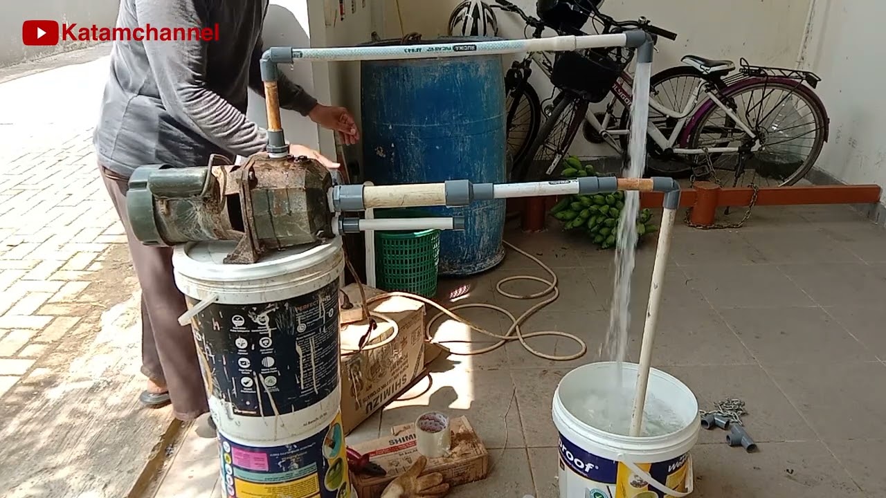 POMPA JET PUMP 2 PIPA HISAP DIGUNAKAN 1 PIPA HISAP SAJA