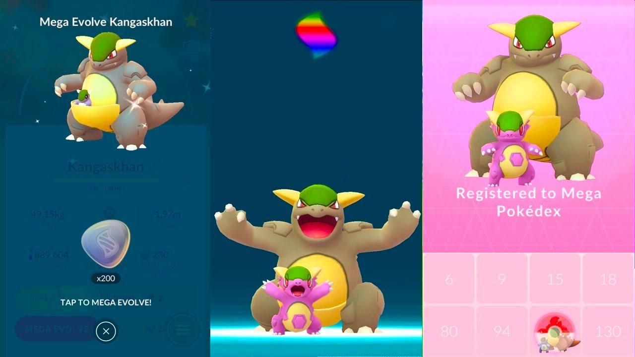 Can you get a shiny Mega Kangaskhan in Pokemon Go?