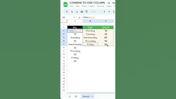 FLATTEN VS TOCOL #googlesheets