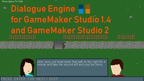 Dialogue Engine for GameMaker Studio