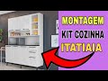 Como montar kit cozinha florena de ao itatiaia passo a passo