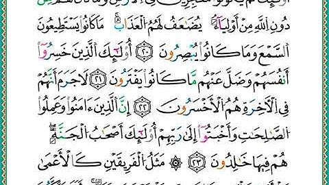 ختمة مصحف التجويد برواية الدوري الصفحة رقم 224