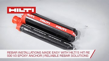 Rebar installations made easy with Hilti