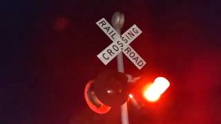 Diamond Street railroad crossing, UP 5684 Manifest, Onawa, IA