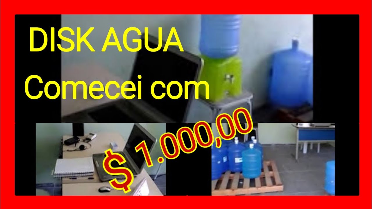 COMO MONTAR UM DISK AGUA (Comecei com $1,000 reais) 😱 - YouTube