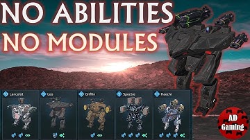 War Robots - No Abilities, No Modules Challenge - Can i Compete???