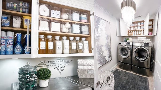 Laundry Room Shelving Ideas & Organization Tips