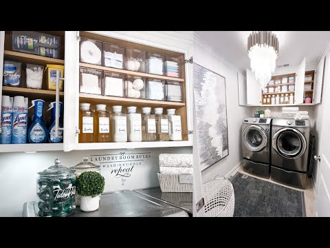 The ultimate laundry room organization!