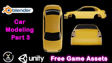 Car Modeling Part 3 blender 2.9 | blender Car Modeling beginner Tutorial 2021 | free game assets