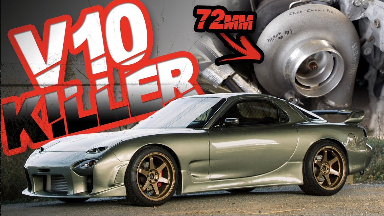 Mazda RX7 GAPS Supercar on the Street! Turbo Rotary