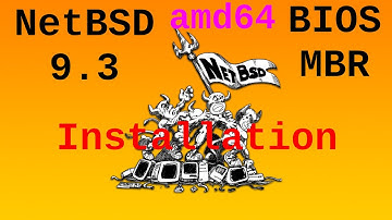 NetBSD 9.3 BIOS-MBR Installation