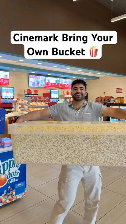 Cinemark Theaters Bring Your Own Bucket 🍿