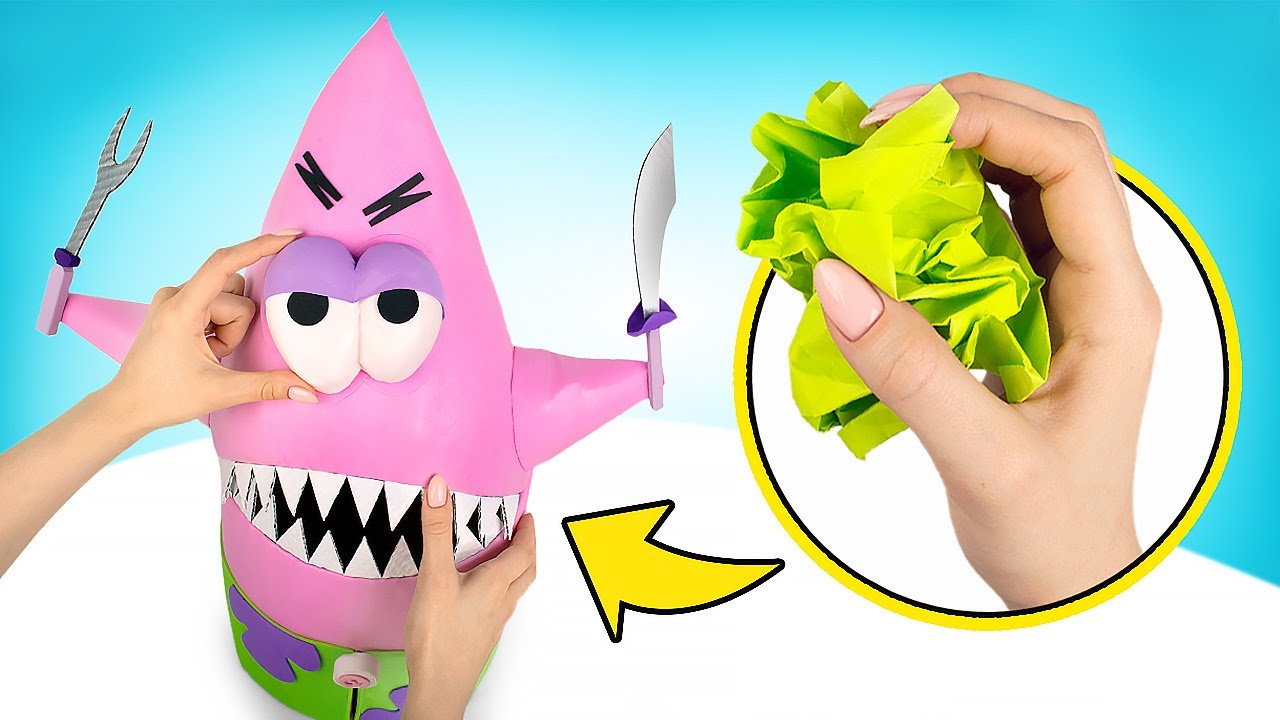 Creazioni a trentadue denti di cartone