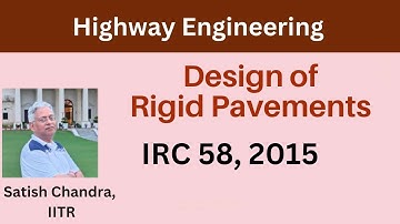 #highways, #pavements, Design of Concrete pavements as per IRC:58, 2015, Design of rigid pavements