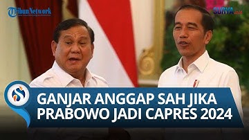 REAKSI Ganjar Pranowo Setelah Prabowo Enggan Jadi Cawapresnya:  Optimisme Pak Prabowo Sah-sah Saja