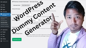 How to Generator WordPress Dummy Content
