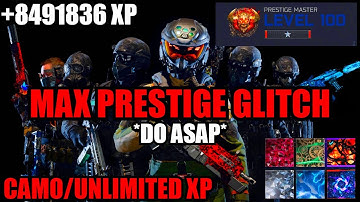 *DO ASAP* MAX PRESTIGE GLITCH! ALL CAMOS/UNLIMITED XP GLITCH BO7! BO7 GLITCHES! BO7 ZOMBIES GLITCH!