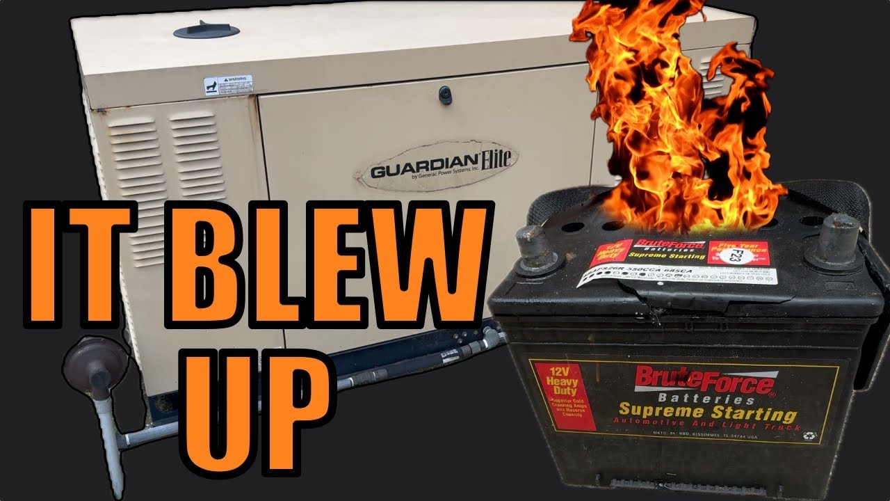 My Generator Battery EXPLODED – Here’s How I Fixed It - YouTube