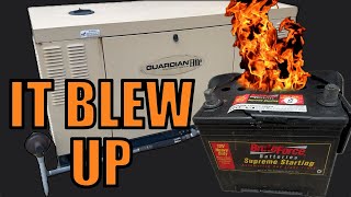 My Generator Battery EXPLODED – Here’s How I Fixed It