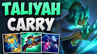 SOLO CARRY IN HIGH CHALLENGER WITH TALIYAH JUNGLE! | CHALLENGER TALIYAH JUNGLE GAMEPLAY | 14.6