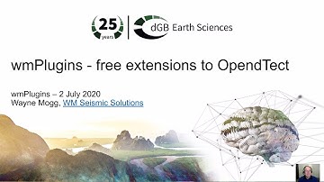 OpendTect Technology Webinar: wmPlugins - Open source plugins and external attribute scripts