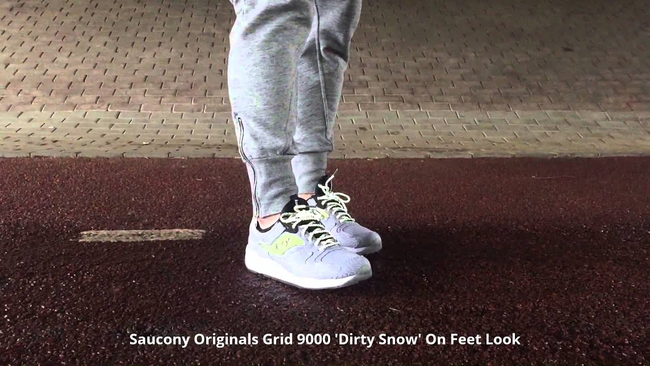 saucony originals grid 9000 dirty snow