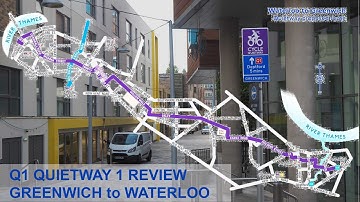 Quietway 1  cycle route - Q1 review and assessment: 9 of 18 LCL videos