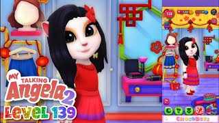 Level 139 is 💐Puja Singh Angela💐 Day - My Talking Angela 2 screenshot 5