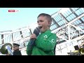 Stevie Mulrooney sings Ireland's Call at the Aviva! image