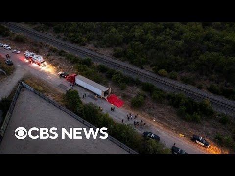 46 found dead in back of tractor-trailer: CBS News Flash June 28, 2022.