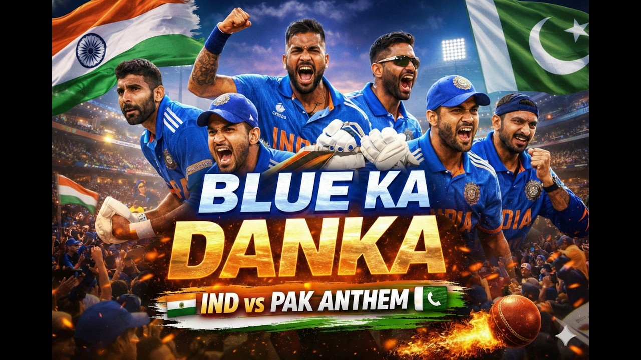 Blue Ka Danka 🇮🇳 | IND vs PAK Anthem 2026 | Stadium Rap Song