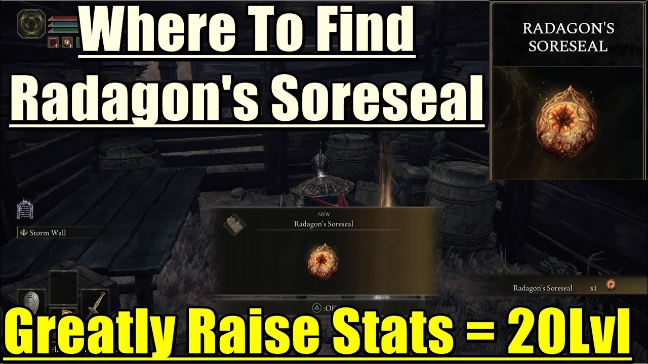 Legendary Talisman Location - Radagon's Soreseal (Greatly