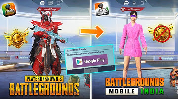 Battlegrounds Mobile India GMAIL Account Transfer | BGMI DATA TRANSFER PROBLEM SOLUTION