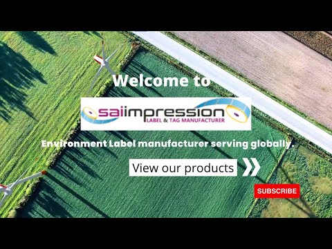 Environmentally Friendly Labels | Sustainable Packaging Solutions | Sai Impression - video from Sai Impression