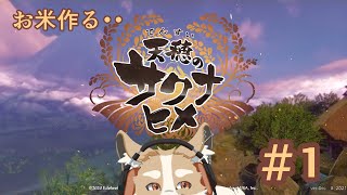 【天穂のサクナヒメ】開墾じゃぁああ！！稲作じゃぁあ！！【#Vtuber #さんぽらいぶ】