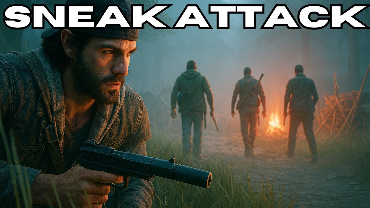 CLEARING AN AMBUSH CAMP IN COMPLETE STEALTH - Days Gone - Episode 6