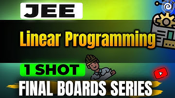 Linear Programming | One Shot | JEE 2025 Maths | Vishal Mahajan