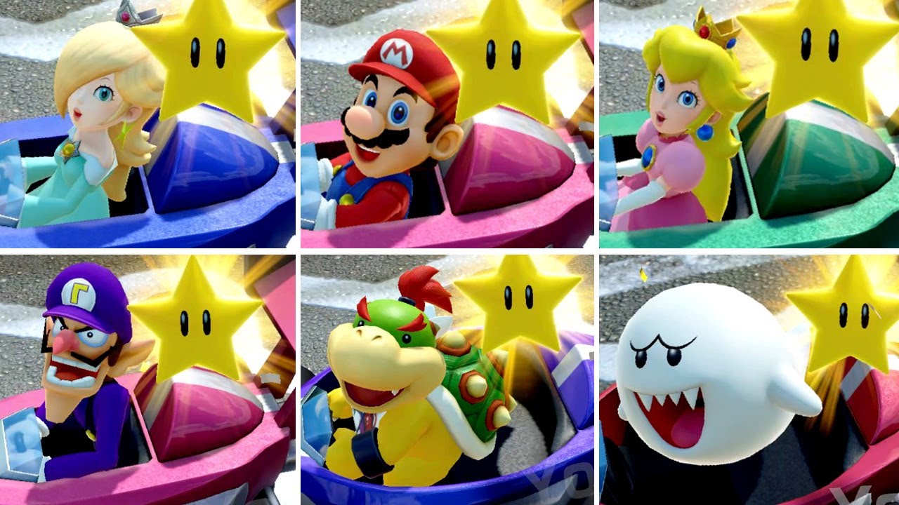 Super Mario Party Jamboree - All Star Animations (Roll 'em Raceway)