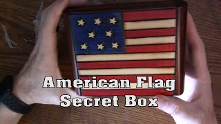 Amazing Flag Puzzle Box! Opening and Reaction!