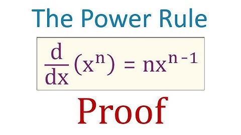 The Power Rule d/dx(x^n)=nx^(n-1). Proof Using the Definition of Derivatives.