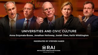 Universities and Civic Culture | Hoover Institution, RAI
