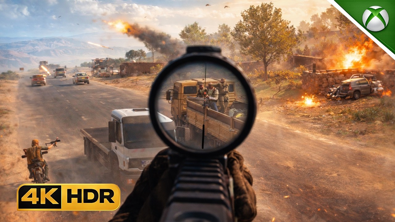 Highway Firefight Turns Into Total Chaos | Ultra Realistic Gameplay [4K60FPS] Call of Duty MW II