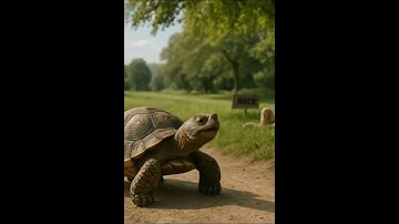 Rabbit Vs Turtle AI Version  #ai #aiworlds #funny #rabbit #aistory