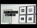 Restoration Hardware Inspired Black &amp; White // Picture Frame wall Art//Canvas Abstract//On a Budget